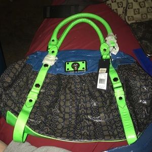 NWT Marc Jacobs Patent Leather Duffle Tote Bag